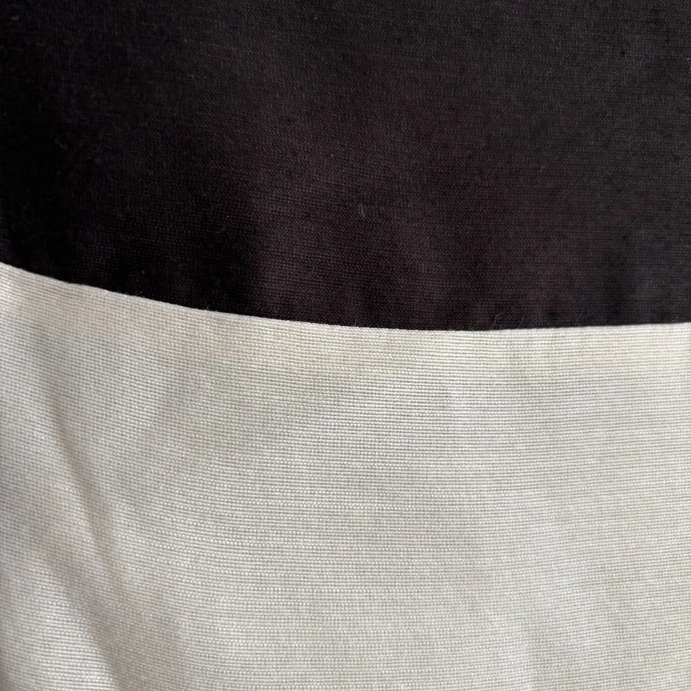 Kate Spade Gayle Black & Ivory Wide Stripe Sleeveless Fit & Flare Dress - Picture 3 of 9